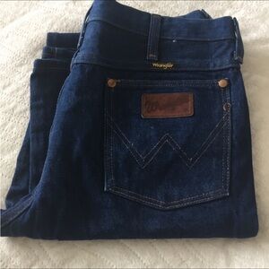 Wrangler Men's Slim Fit Blue Jeans 32/32